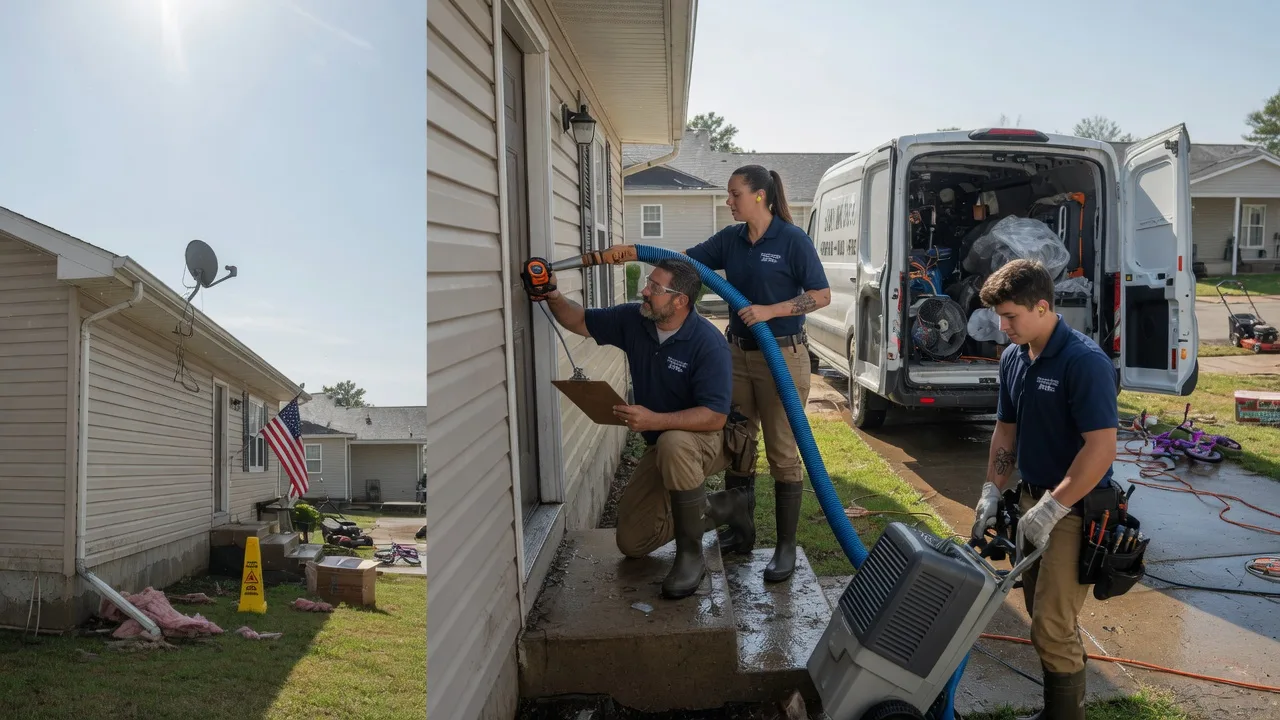 Ceiling Water Damage Restoration in Fort George G Meade, MD near me